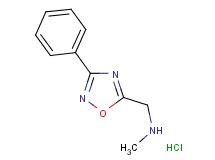 N-methyl-1-(3-phenyl-1,2,4-oxadiazol-5-yl)methanamine hydrochloride N-methyl-1-(3-phenyl-1,2,4-oxadiazol-5-yl)methanamine hydrochloride