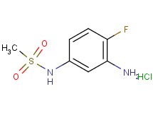 N-(3-amino-4-fluorophenyl)methanesulfonamide hydrochloride N-(3-amino-4-fluorophenyl)methanesulfonamide hydrochloride