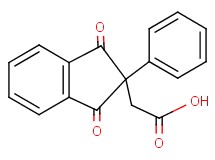 (1,3-dioxo-2-phenyl-2,3-dihydro-1H-inden-2-yl)acetic acid (1,3-dioxo-2-phenyl-2,3-dihydro-1H-inden-2-yl)acetic acid