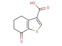 7-oxo-4,5,6,7-tetrahydro-1-benzothiophene-3-carboxylic acid 7-oxo-4,5,6,7-tetrahydro-1-benzothiophene-3-carboxylic acid