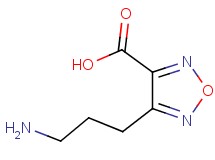 4-(3-aminopropyl)-1,2,5-oxadiazole-3-carboxylic acid 4-(3-aminopropyl)-1,2,5-oxadiazole-3-carboxylic acid