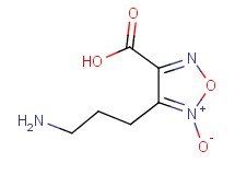4-(3-aminopropyl)-1,2,5-oxadiazole-3-carboxylic acid 5-oxide 4-(3-aminopropyl)-1,2,5-oxadiazole-3-carboxylic acid 5-oxide