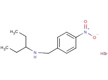 N-(4-nitrobenzyl)-3-pentanamine hydrobromide N-(4-nitrobenzyl)-3-pentanamine hydrobromide
