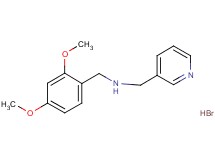 (2,4-dimethoxybenzyl)(3-pyridinylmethyl)amine hydrobromide (2,4-dimethoxybenzyl)(3-pyridinylmethyl)amine hydrobromide