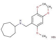 N-(2,4,5-trimethoxybenzyl)cycloheptanamine hydrobromide N-(2,4,5-trimethoxybenzyl)cycloheptanamine hydrobromide