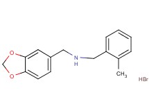 (1,3-benzodioxol-5-ylmethyl)(2-methylbenzyl)amine hydrobromide (1,3-benzodioxol-5-ylmethyl)(2-methylbenzyl)amine hydrobromide