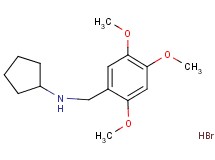 N-(2,4,5-trimethoxybenzyl)cyclopentanamine hydrobromide N-(2,4,5-trimethoxybenzyl)cyclopentanamine hydrobromide