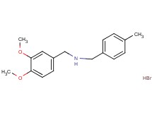 (3,4-dimethoxybenzyl)(4-methylbenzyl)amine hydrobromide (3,4-dimethoxybenzyl)(4-methylbenzyl)amine hydrobromide