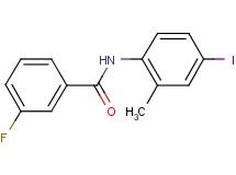 3-fluoro-N-(4-iodo-2-methylphenyl)benzamide 3-fluoro-N-(4-iodo-2-methylphenyl)benzamide