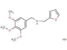 (2-furylmethyl)(3,4,5-trimethoxybenzyl)amine hydrobromide (2-furylmethyl)(3,4,5-trimethoxybenzyl)amine hydrobromide