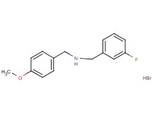 (3-fluorobenzyl)(4-methoxybenzyl)amine hydrobromide (3-fluorobenzyl)(4-methoxybenzyl)amine hydrobromide