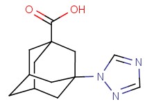3-(1H-1,2,4-triazol-1-yl)-1-adamantanecarboxylic acid 3-(1H-1,2,4-triazol-1-yl)-1-adamantanecarboxylic acid