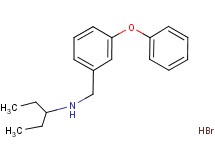 N-(3-phenoxybenzyl)-3-pentanamine hydrobromide N-(3-phenoxybenzyl)-3-pentanamine hydrobromide