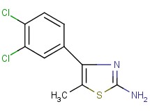4-(3,4-dichlorophenyl)-5-methyl-1,3-thiazol-2-amine 4-(3,4-dichlorophenyl)-5-methyl-1,3-thiazol-2-amine
