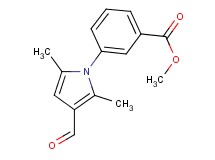methyl 3-(3-formyl-2,5-dimethyl-1H-pyrrol-1-yl)benzoate methyl 3-(3-formyl-2,5-dimethyl-1H-pyrrol-1-yl)benzoate