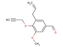 3-allyl-5-methoxy-4-(2-propyn-1-yloxy)benzaldehyde 3-allyl-5-methoxy-4-(2-propyn-1-yloxy)benzaldehyde