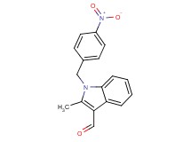 2-methyl-1-(4-nitrobenzyl)-1H-indole-3-carbaldehyde 2-methyl-1-(4-nitrobenzyl)-1H-indole-3-carbaldehyde