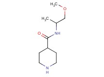 N-(2-methoxy-1-methylethyl)piperidine-4-carboxamide N-(2-methoxy-1-methylethyl)piperidine-4-carboxamide