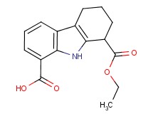 1-(ethoxycarbonyl)-2,3,4,9-tetrahydro-1H-carbazole-8-carboxylic acid 1-(ethoxycarbonyl)-2,3,4,9-tetrahydro-1H-carbazole-8-carboxylic acid