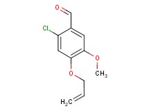 4-(allyloxy)-2-chloro-5-methoxybenzaldehyde 4-(allyloxy)-2-chloro-5-methoxybenzaldehyde