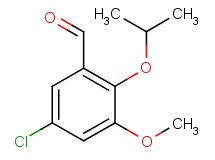 5-chloro-2-isopropoxy-3-methoxybenzaldehyde 5-chloro-2-isopropoxy-3-methoxybenzaldehyde