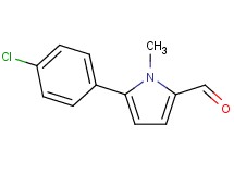 5-(4-chlorophenyl)-1-methyl-1H-pyrrole-2-carbaldehyde 5-(4-chlorophenyl)-1-methyl-1H-pyrrole-2-carbaldehyde