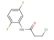 3-chloro-N-(2,5-difluorophenyl)propanamide 3-chloro-N-(2,5-difluorophenyl)propanamide