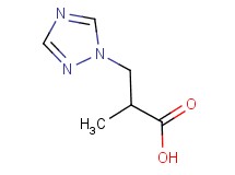 2-methyl-3-(1H-1,2,4-triazol-1-yl)propanoic acid 2-methyl-3-(1H-1,2,4-triazol-1-yl)propanoic acid