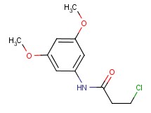 3-chloro-N-(3,5-dimethoxyphenyl)propanamide 3-chloro-N-(3,5-dimethoxyphenyl)propanamide
