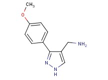 1-[3-(4-methoxyphenyl)-1H-pyrazol-4-yl]methanamine