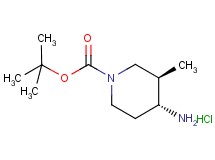 tert-butyl rac-(3R,4R)-4-amino-3-methyl-1-piperidinecarboxylate hydrochloride