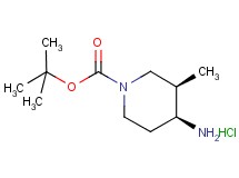 tert-butyl rac-(3R,4S)-4-amino-3-methyl-1-piperidinecarboxylate hydrochloride