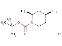 tert-butyl rac-(2S,4S)-4-amino-2-methyl-1-piperidinecarboxylate hydrochloride