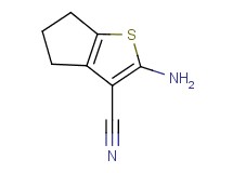 2-amino-5,6-dihydro-4H-cyclopenta[b]thiophene-3-carbonitrile