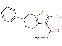methyl 2-amino-6-phenyl-4,5,6,7-tetrahydro-1-benzothiophene-3-carboxylate