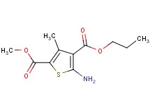2-methyl 4-propyl 5-amino-3-methylthiophene-2,4-dicarboxylate