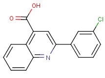 2-(3-chlorophenyl)quinoline-4-carboxylic acid