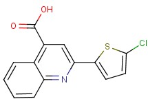 2-(5-chloro-2-thienyl)quinoline-4-carboxylic acid