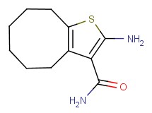2-amino-4,5,6,7,8,9-hexahydrocycloocta[b]thiophene-3-carboxamide