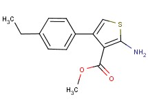 methyl 2-amino-4-(4-ethylphenyl)thiophene-3-carboxylate