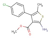 methyl 2-amino-4-(4-chlorophenyl)-5-methylthiophene-3-carboxylate
