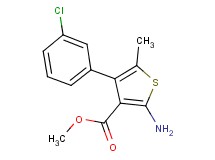 methyl 2-amino-4-(3-chlorophenyl)-5-methylthiophene-3-carboxylate