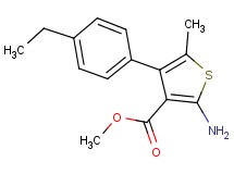 methyl 2-amino-4-(4-ethylphenyl)-5-methylthiophene-3-carboxylate