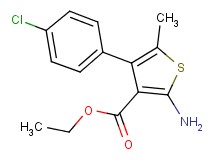 ethyl 2-amino-4-(4-chlorophenyl)-5-methylthiophene-3-carboxylate