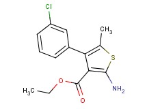 ethyl 2-amino-4-(3-chlorophenyl)-5-methylthiophene-3-carboxylate