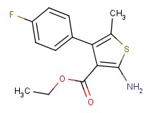 ethyl 2-amino-4-(4-fluorophenyl)-5-methylthiophene-3-carboxylate