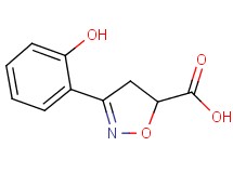 3-(2-hydroxyphenyl)-4,5-dihydroisoxazole-5-carboxylic acid