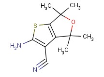 2-amino-4,4,6,6-tetramethyl-4,6-dihydrothieno[2,3-c]furan-3-carbonitrile