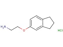 [2-(2,3-dihydro-1H-inden-5-yloxy)ethyl]amine hydrochloride