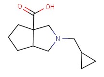 2-(cyclopropylmethyl)hexahydrocyclopenta[c]pyrrole-3a(1H)-carboxylic acid